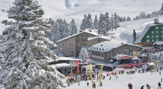 Eksi 18 dereceye rağmen Uludağ'a akın ettiler