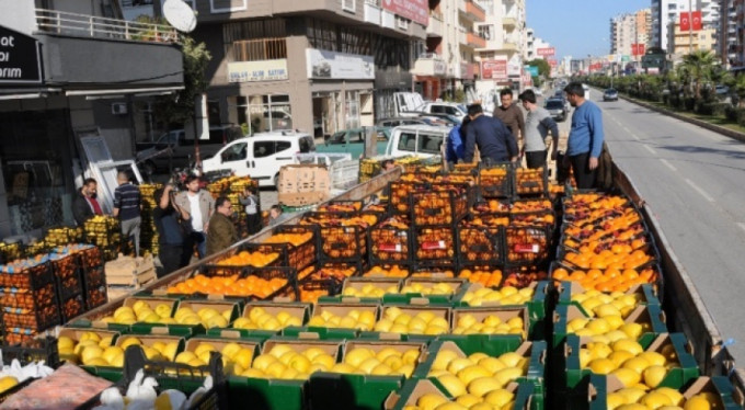 Mehmetçiğe narenciye desteği