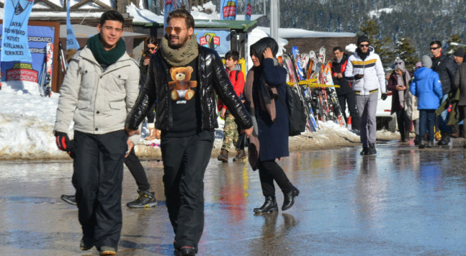 Uludağ'a akın ettiler!