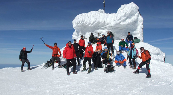2500 metrede doğum günü partisi!