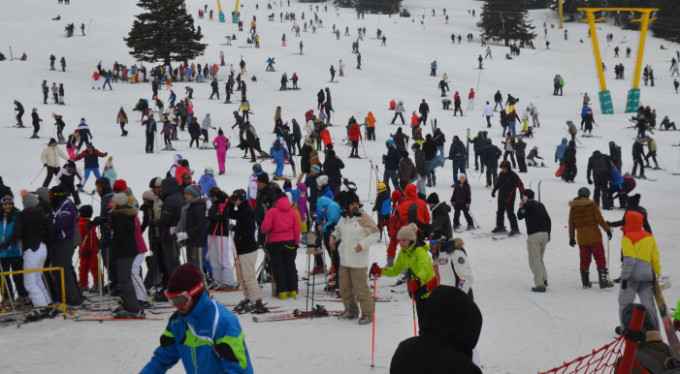 Uludağ tıklım tıklım!