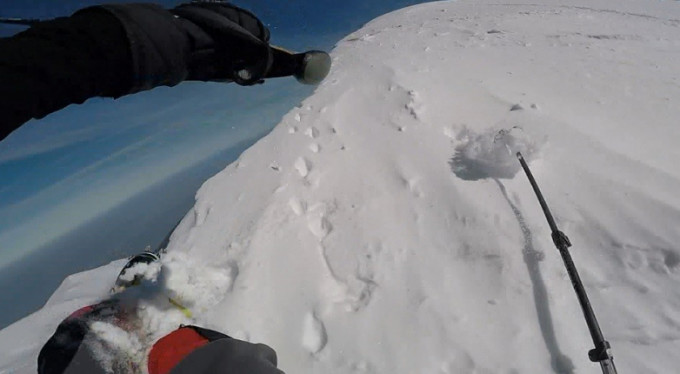 Uludağ'da dağcı böyle ölümden döndü!