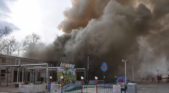 Bursa'da lunaparkta yangın dehşeti! 1 ölü