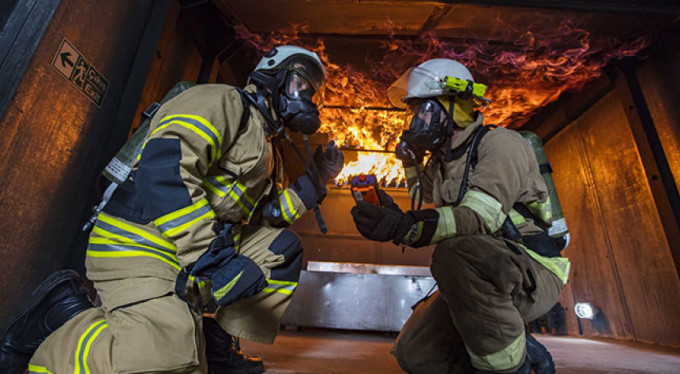 Film platosu değil yangın istasyonu