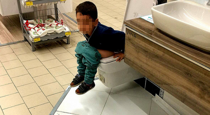 AVM'de şoke eden görüntü!