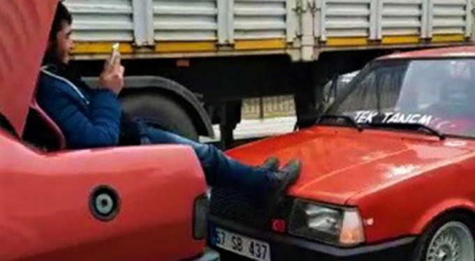 Görenler şaşkına döndü!