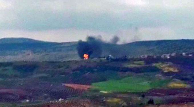 Afrin Suvarin yanıyor!