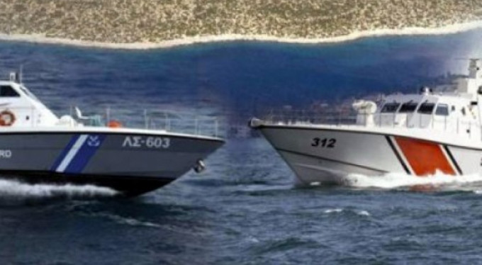 Türk ve Yunan botlarının çarpışma anı!