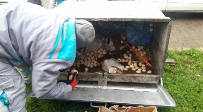 Ekipler şaşkına döndü! Çöpten gelen sesler üzerine...