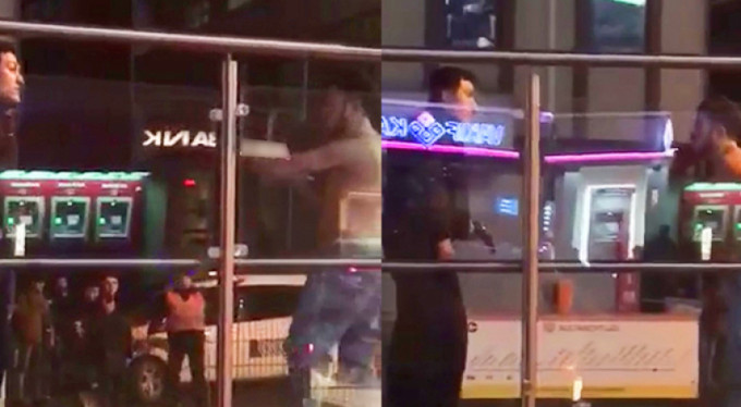 Tramvay durağında dehşet!