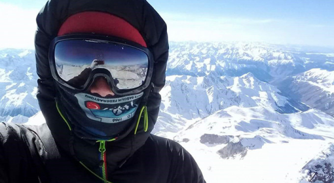 Bursalı dağcı Avrupa'nın zirvesinde!