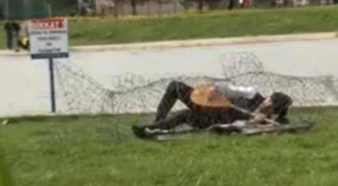 Bursa'da bir garip protesto