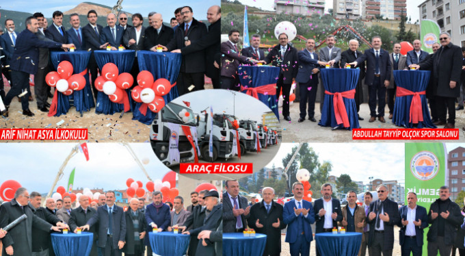 Gemlik'e hizmet yağmuru