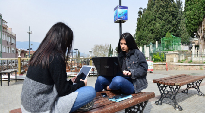 Yıldırım'da ücretsiz internet