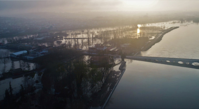 'Taşkın kabusu' böyle görüntülendi!