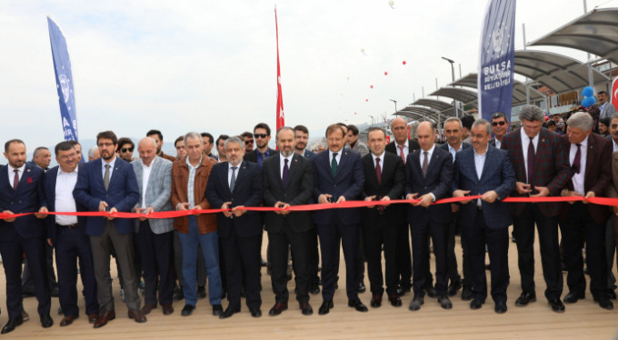 Mudanya sahilleri güzelleşiyor! Törenle açıldı...