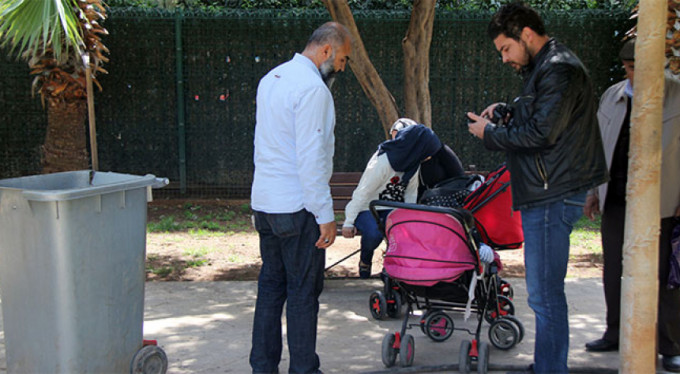 Bebek arabasıyla hırsızlık!