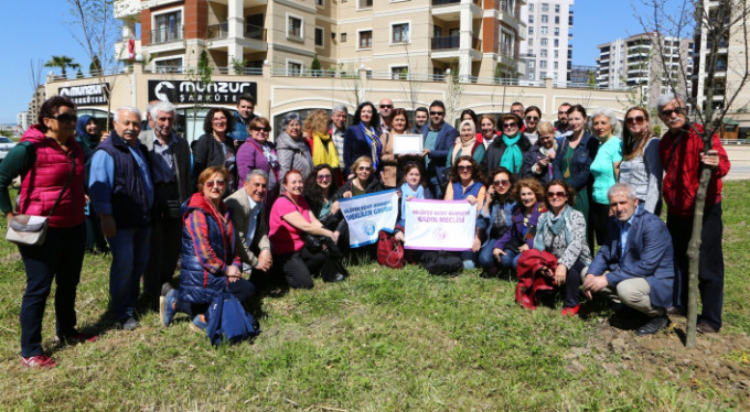 Nilüfer'de fidanlar toprakla buluştu