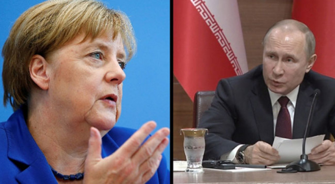 Merkel ve Putin'den Suriye görüşmesi