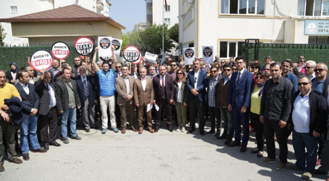 Bursa'da protesto!
