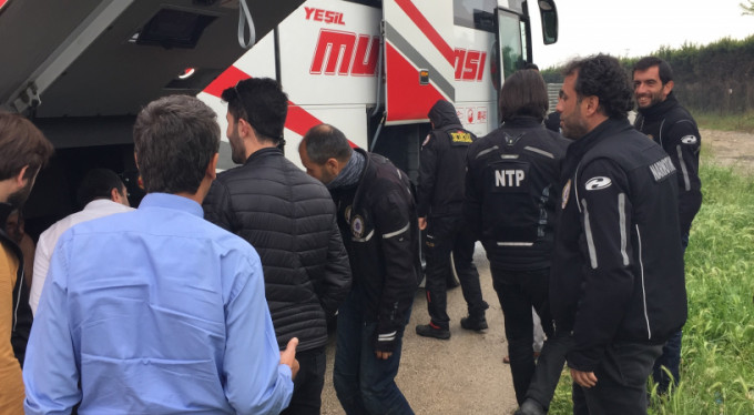 Bursa terminalinde hareketli dakikalar!