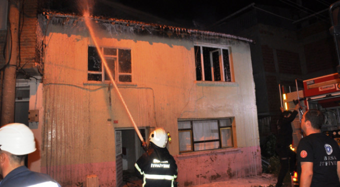 Bursa'da yangın paniği!