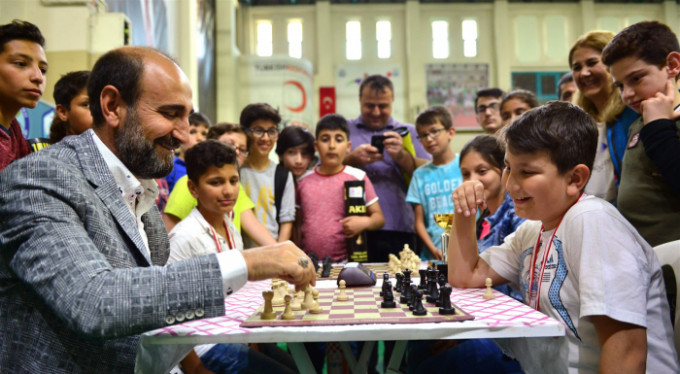 Yıldırım'da satranç heyecanı