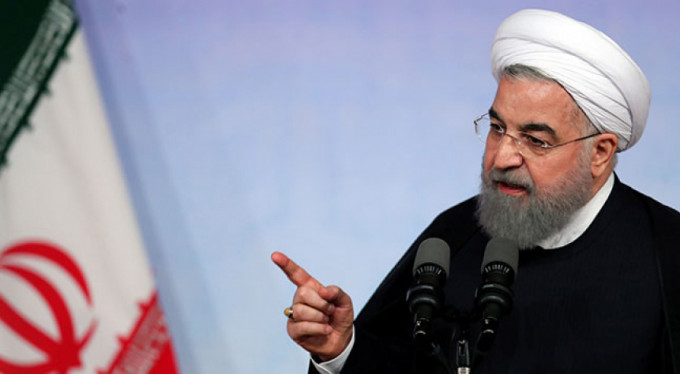 Ruhani'den Trump'a tehdit: 'Anlaşmayı ihlal ederlerse'...