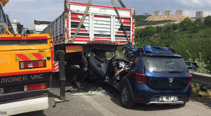Bursa'da akıl almaz kaza! 1 ölü