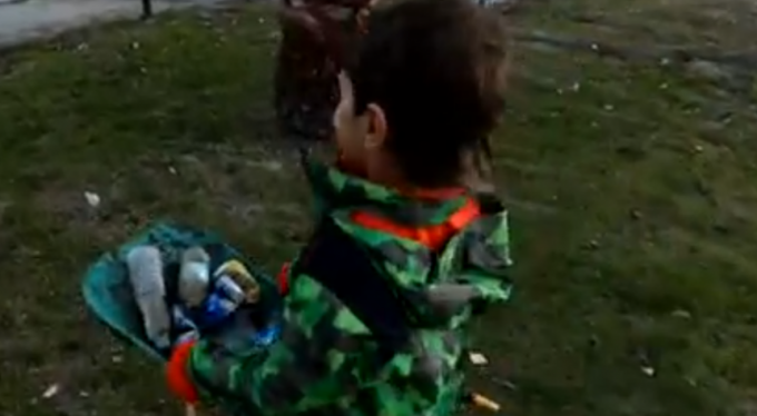 Bursa'da şaşırtan çocuk!