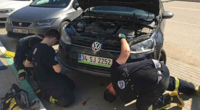 Bursa'da panik anları