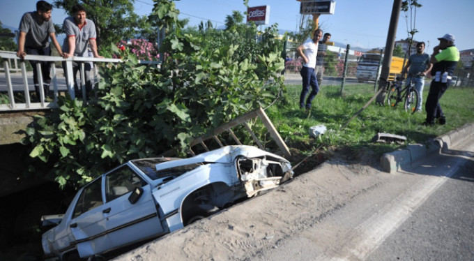 Bursa'da feci kaza!