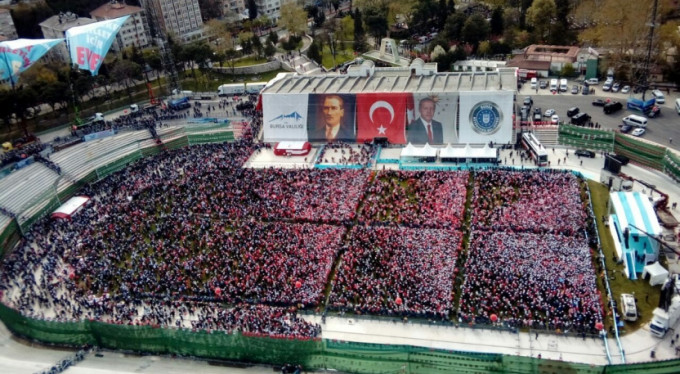 Bursa trafiğine miting ayarı