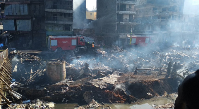 Kenya'da pazar yerinde yangın: 15 ölü