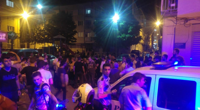 Bursa gece yarısı karıştı!