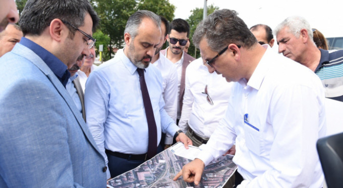 Gökdere Kavşağı'nda çalışmalar devam ediyor