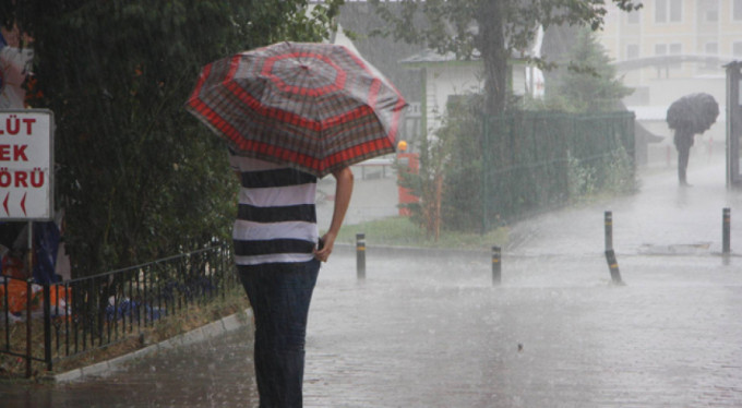Bursa'da sağanak yağış!