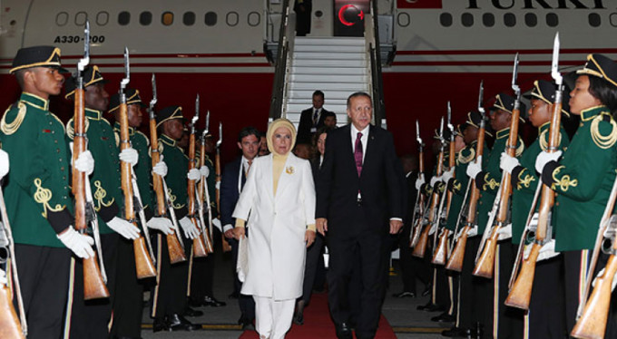 Cumhurbaşkanı Erdoğan Güney Afrika'da