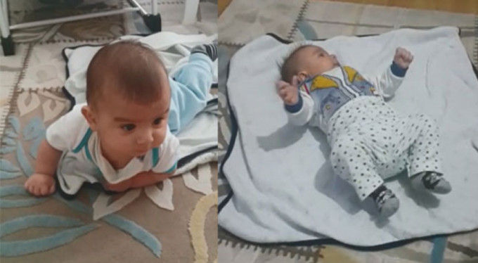 Şehit bebekten geriye görüntüleri kaldı