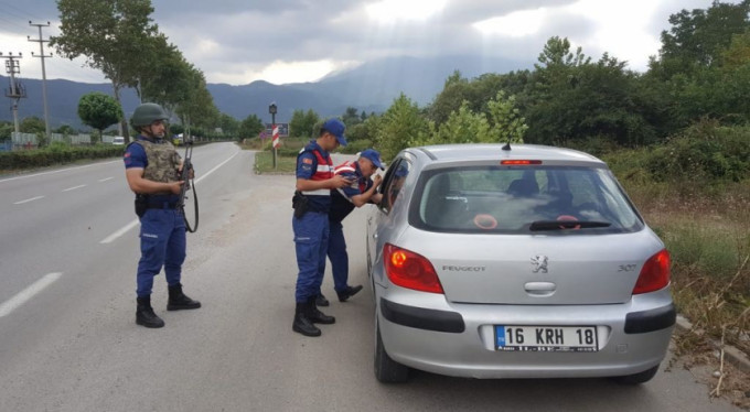 Bursa'da jandarma alarmda!
