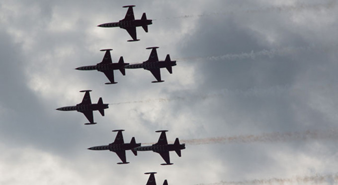 Türk yıldızlarından nefes kesen prova!