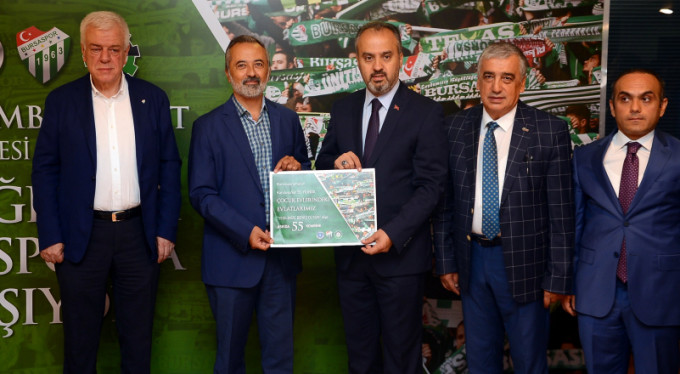 Bursaspor'da 'Askıda Kombine Bilet' projesi
