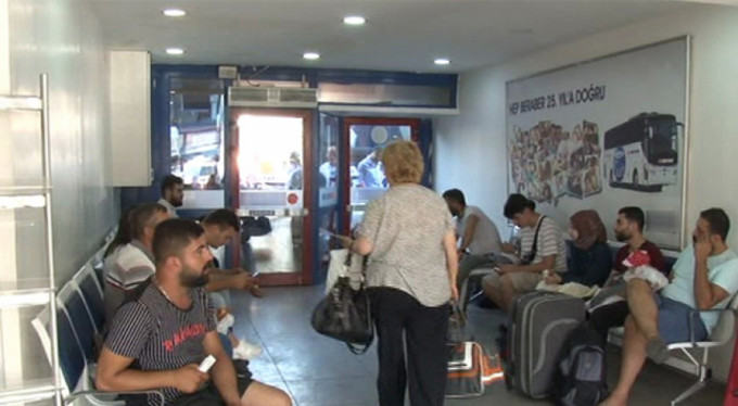 Otogarda bayram yoğunluğu!