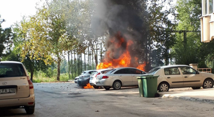 Bursa'da panik anları!