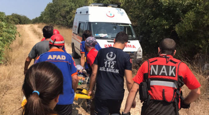 Bursa'da yamaç paraşütü düştü! 1 yaralı