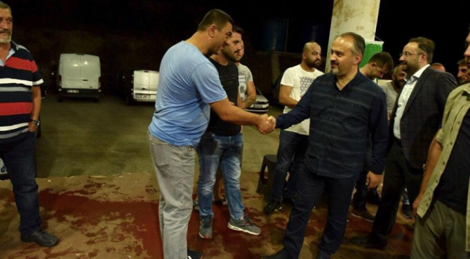 Aktaş'tan balık haline ziyaret