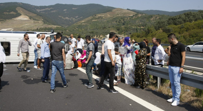 Bursa'da feci kaza!