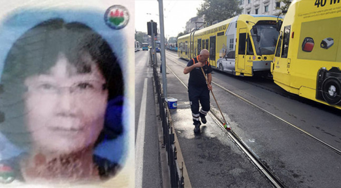 Tramvay durağında korku dolu anlar!