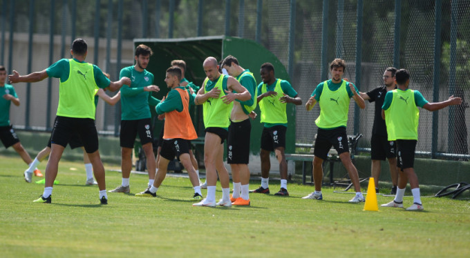 Bursaspor, Ankaragücü maçı hazırlıklarını sürdürdü