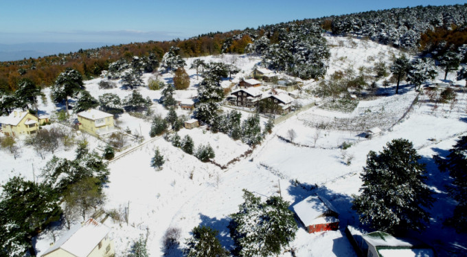 Uludağ'da kar sevinci!